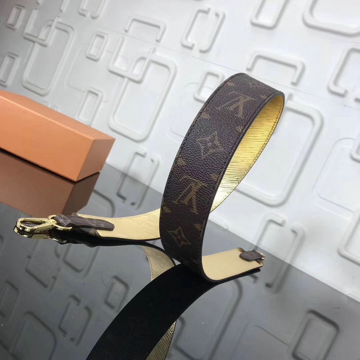 Louis Vuitton Bandouliere Monogram Shoulder Strap Gold J110903