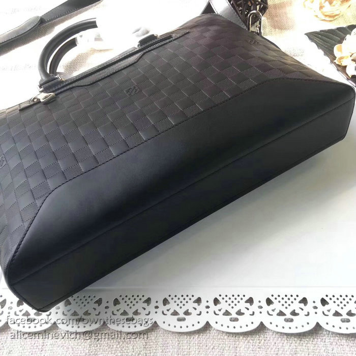 Louis Vuitton Damier Infini Leather Avenue Soft Briefcase Onyx N41019