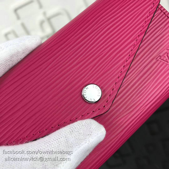 Louis Vuitton Epi Leather Key Pouch Fuchsia M56246