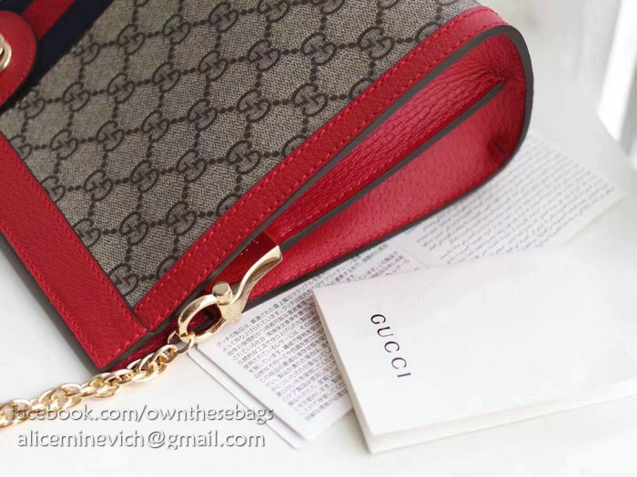 Gucci Ophidia GG Medium Shoulder Bag Red 503876