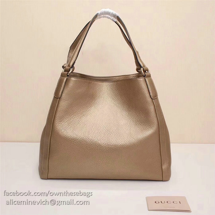 Gucci Soho Leather Medium Tote Bag Gold 282309