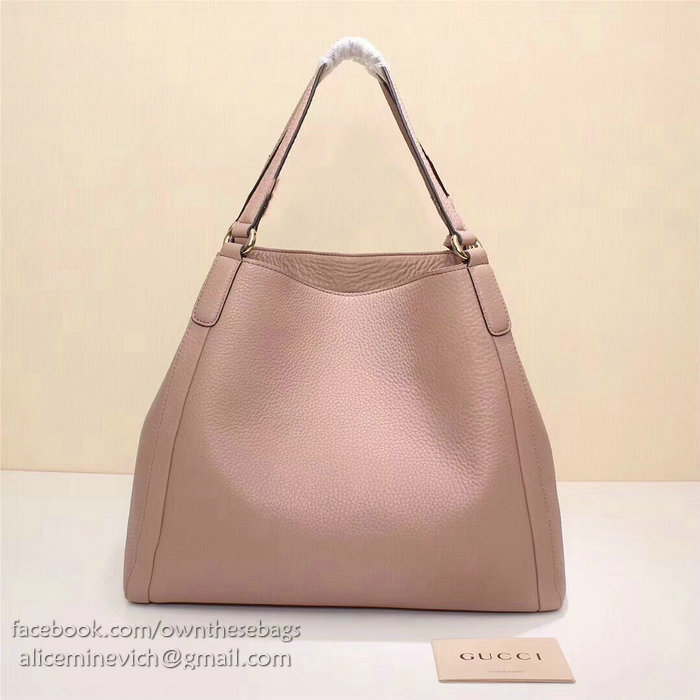 Gucci Soho Leather Medium Tote Bag Light Pink 282309