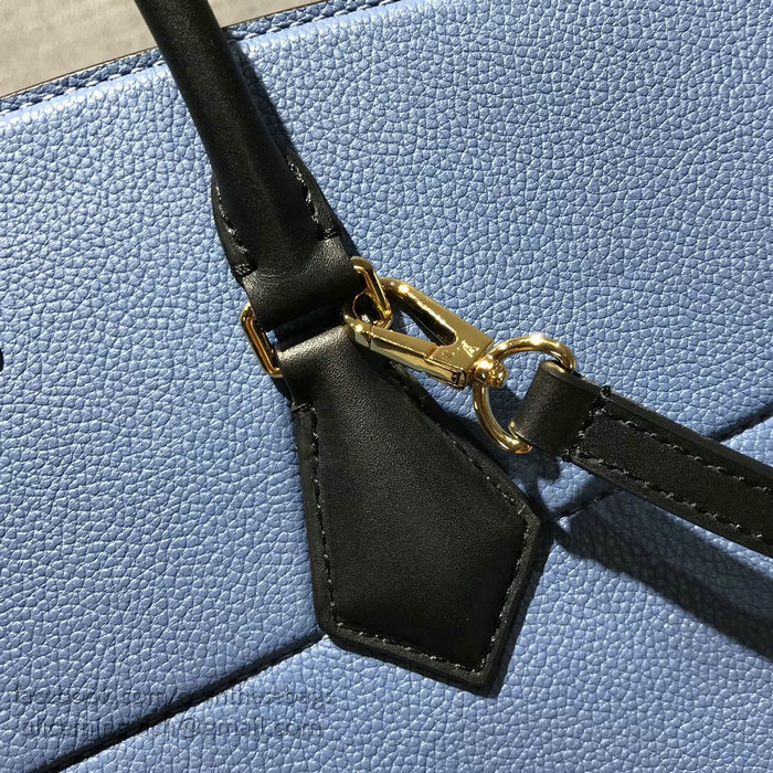 Louis Vuitton Calfskin Cour Marly MM Blue M51651