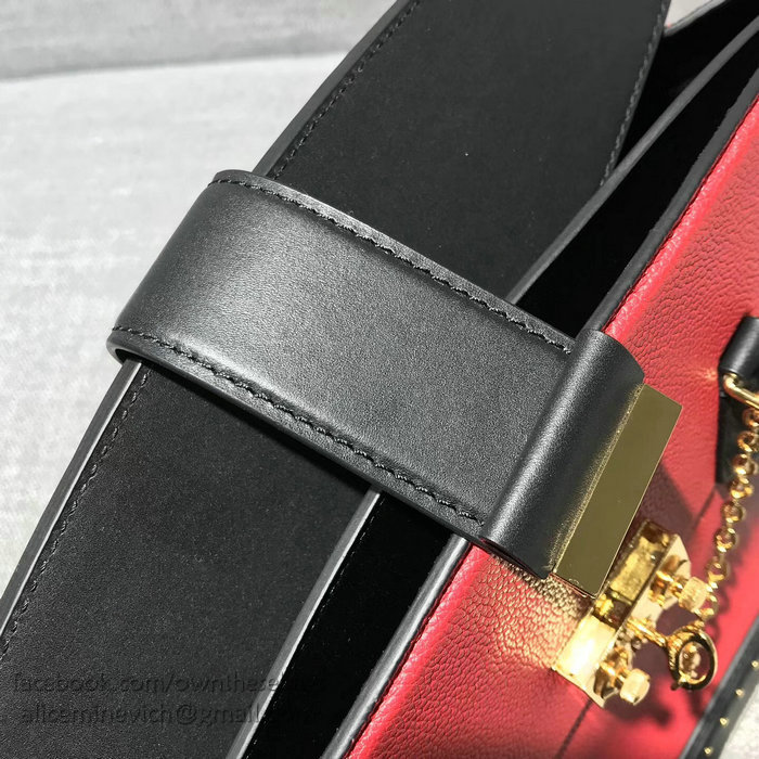 Louis Vuitton Calfskin Cour Marly MM Red M51651