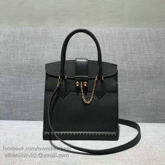 Louis Vuitton Calfskin Cour Marly PM Black M51654