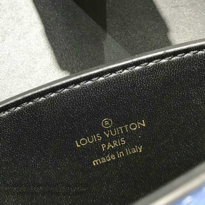 Louis Vuitton Calfskin Cour Marly PM Black M51654