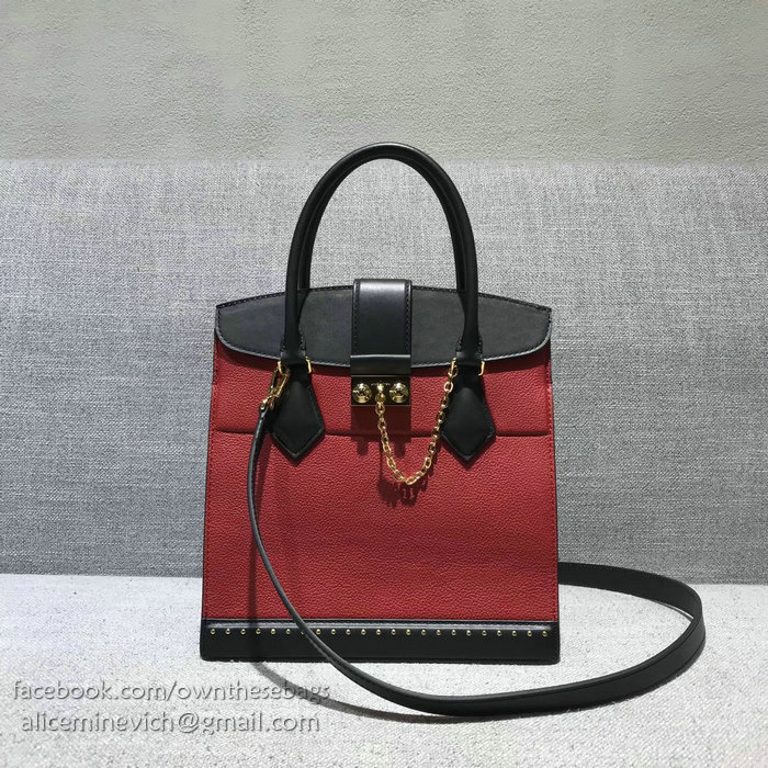 Louis Vuitton Calfskin Cour Marly PM Red M51654