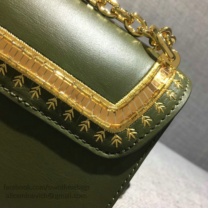 Louis Vuitton Calfskin Twist PM Green M54746