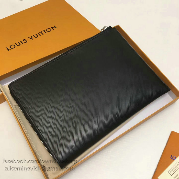 Louis Vuitton Epi Leather Pochette Essential V Black M62092