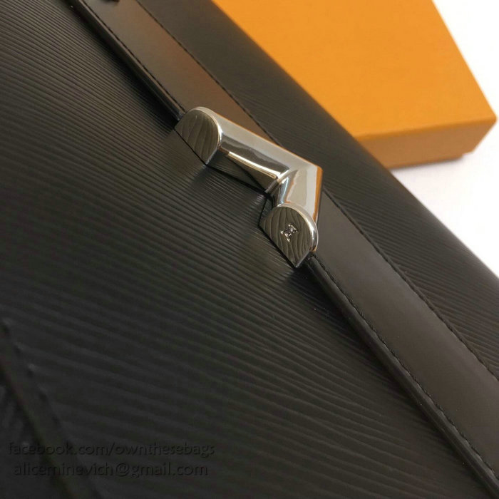 Louis Vuitton Epi Leather Pochette Essential V Black M62092