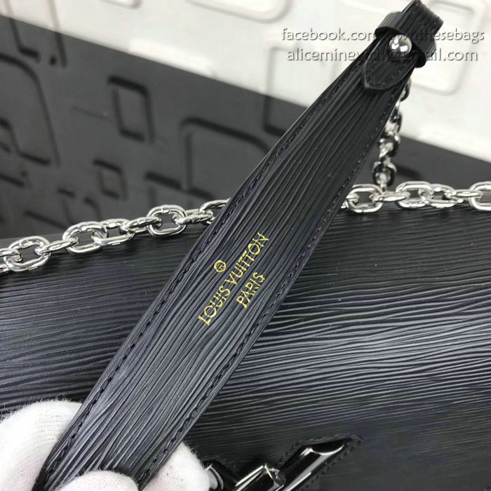 Louis Vuitton Epi Leather Twist MM Black M50272