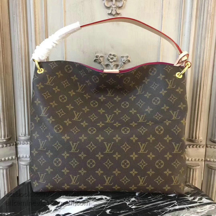 Louis Vuitton Monogram Canvas Graceful MM Pivoine M43704