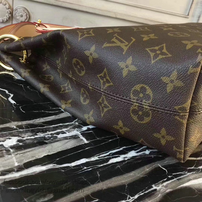 Louis Vuitton Monogram Canvas Graceful PM Beige M43701