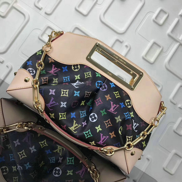 Louis Vuitton Monogram Multicolore Judy MM M40256 Black