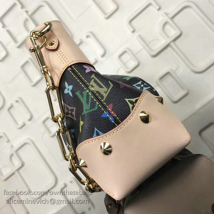 Louis Vuitton Monogram Multicolore Judy MM M40256 Black