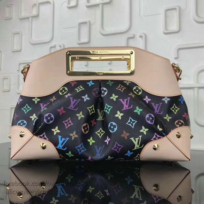 Louis Vuitton Monogram Multicolore Judy MM M40256 Black