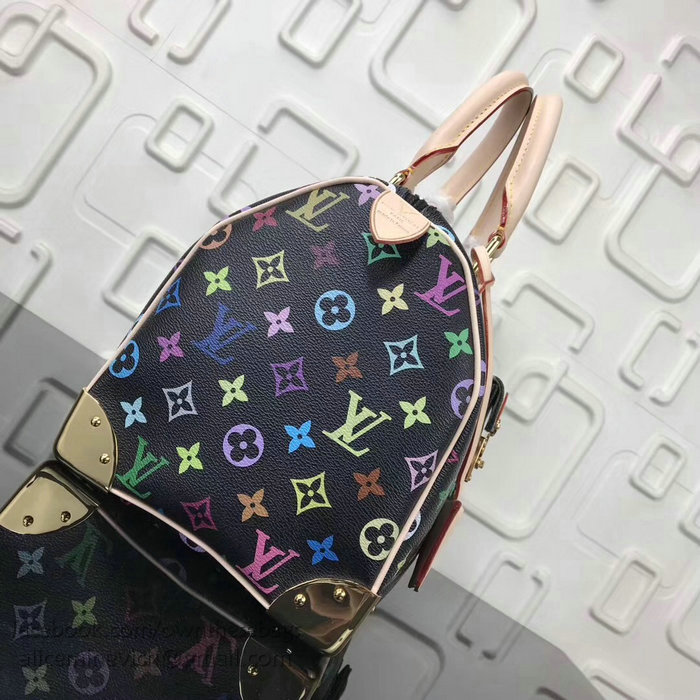 Louis Vuitton Monogram Multicolore Speedy 30 M92643 Black