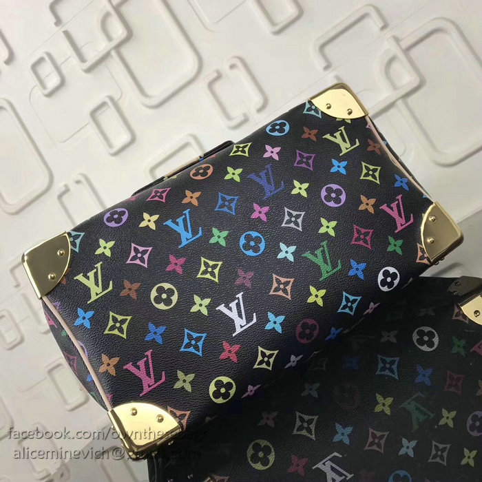 Louis Vuitton Monogram Multicolore Speedy 30 M92643 Black