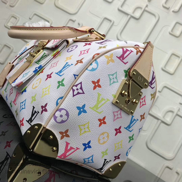 Louis Vuitton Monogram Multicolore Speedy 30 M92643 White