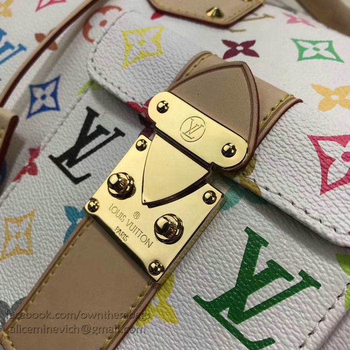 Louis Vuitton Monogram Multicolore Speedy 30 M92643 White