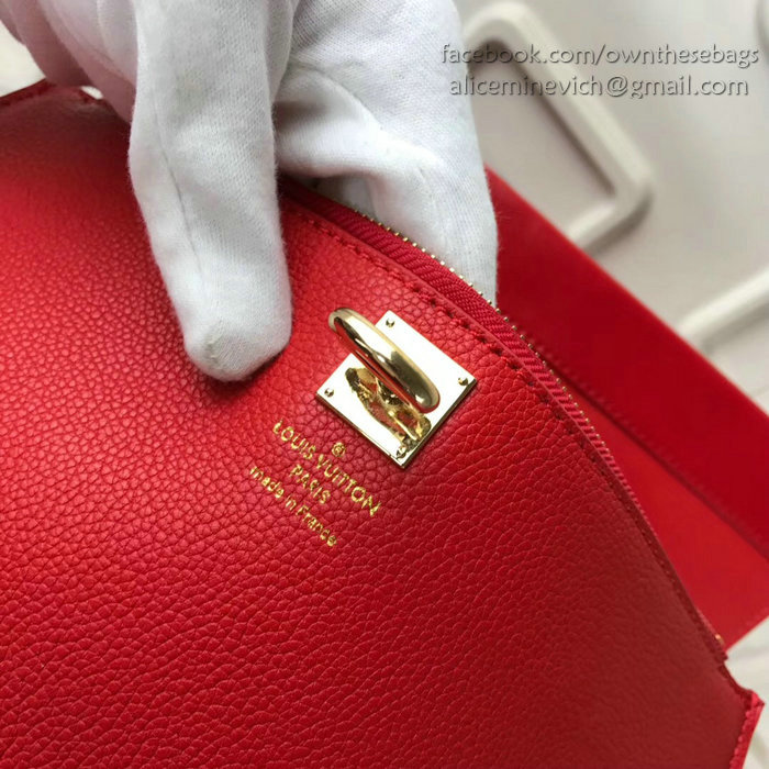 Louis Vuitton Pochette City Steamer Red M54925