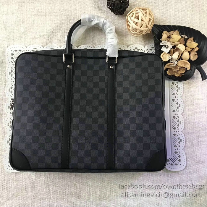 Louis Vuitton Damier Graphite Canvas Porte-Documents Voyage N41125