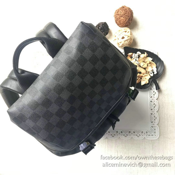 Louis Vuitton Damier Graphite Canvas Zack Backpack N40005