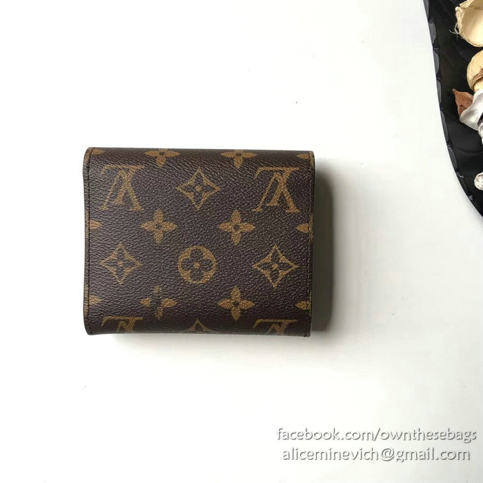 Louis Vuitton Monogram Canvas Ariane Wallet Rose Ballerine M62037