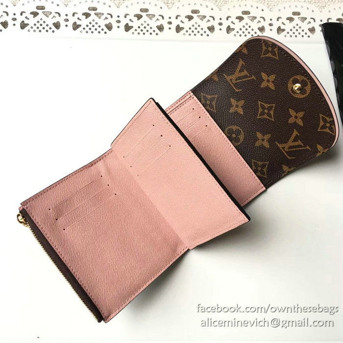 Louis Vuitton Monogram Canvas Ariane Wallet Rose Ballerine M62037