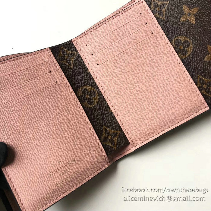 Louis Vuitton Monogram Canvas Ariane Wallet Rose Ballerine M62037