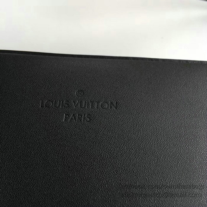 Louis Vuitton Damier Infini Leather District Pochette Noir N23355