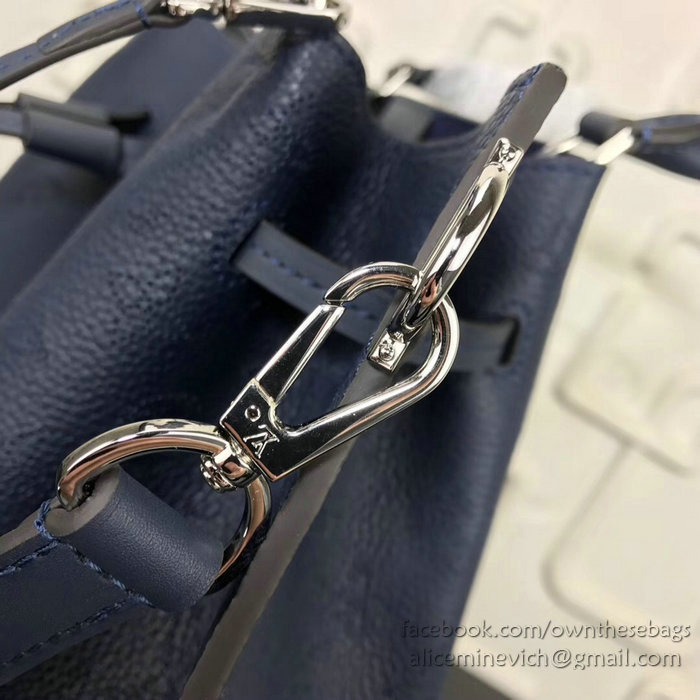 Louis Vuitton Mahina Leather Girolata Navy M54401