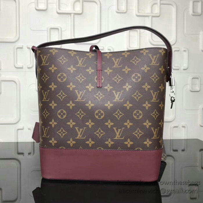 Louis Vuitton Monogram Idole NN 14 Bag Burgundy M94545