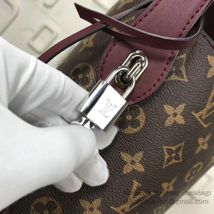 Louis Vuitton Monogram Idole NN 14 Bag Burgundy M94545