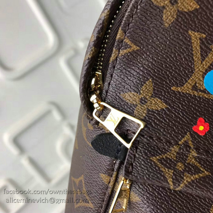 Louis Vuitton Family Print Palm Springs Backpack Mini M41562