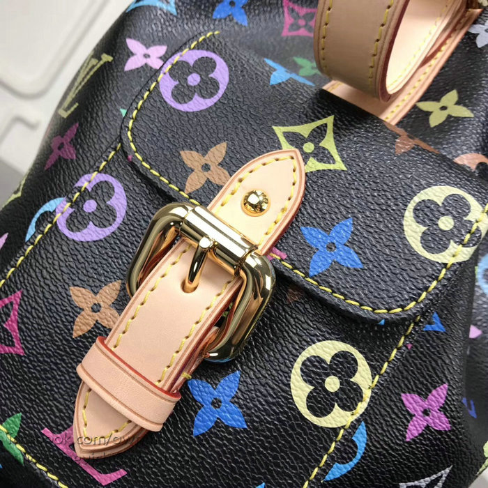 Louis Vuitton Monogram Multicolor Petit Noe Black M42230