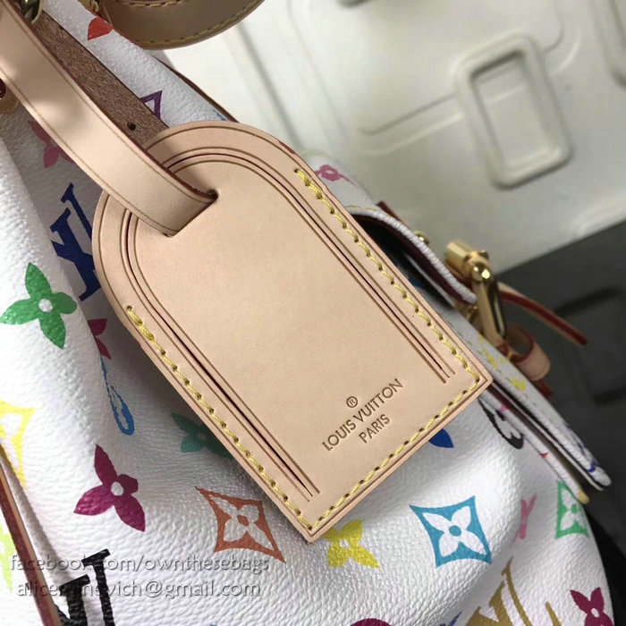 Louis Vuitton Monogram Multicolor Petit Noe White M42230