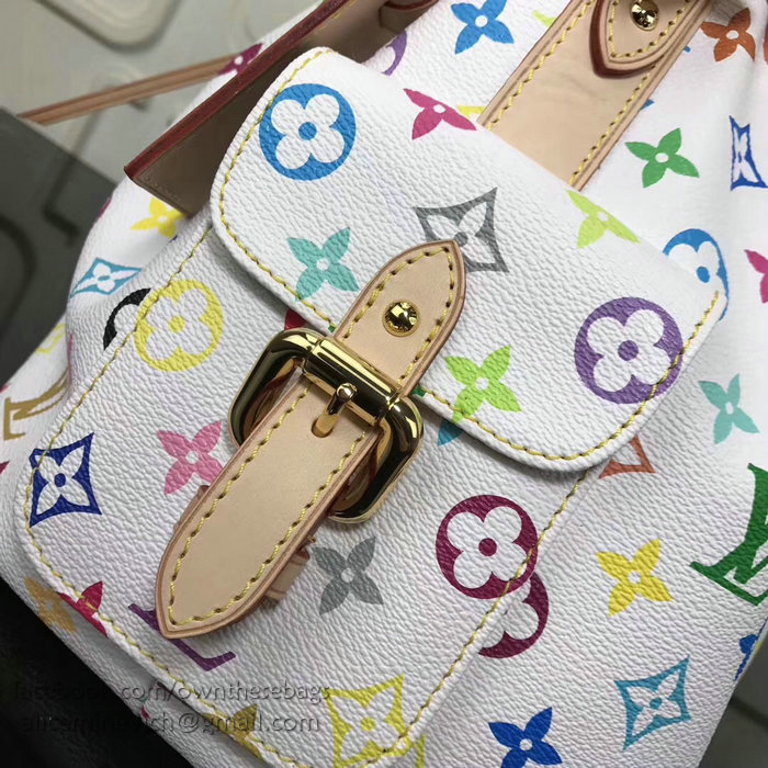 Louis Vuitton Monogram Multicolor Petit Noe White M42230