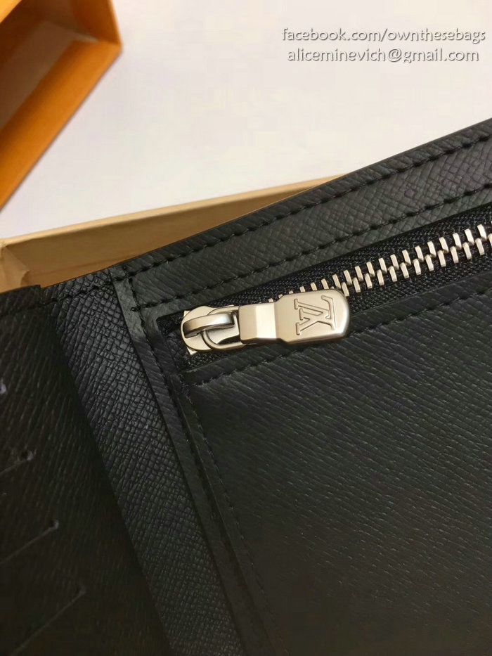 Louis Vuitton Epi Leather Amerigo Wallet Noir M60053