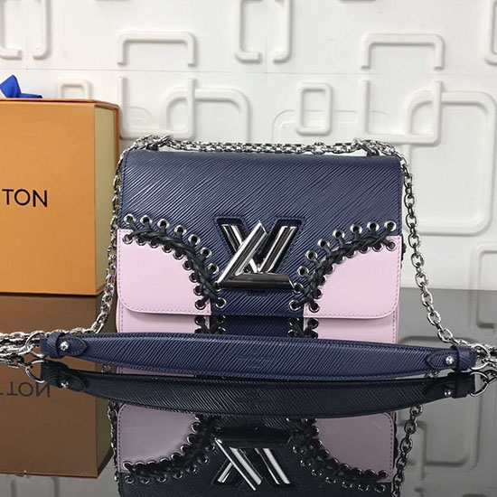 Louis Vuitton Epi Leather Twist MM Blue M54079