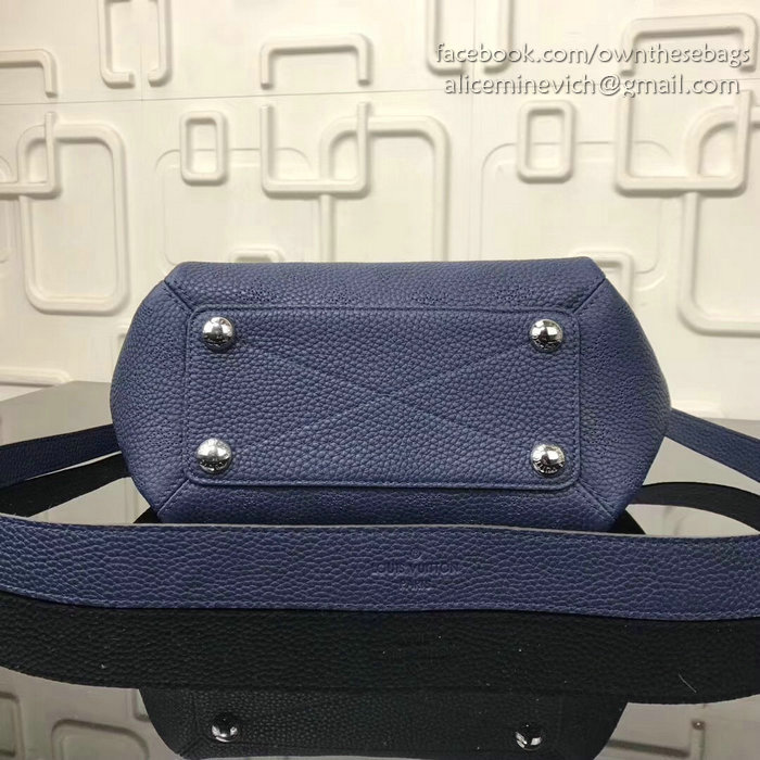 Louis Vuitton Mahina Calfskin Babylone Chain BB Blue M51223