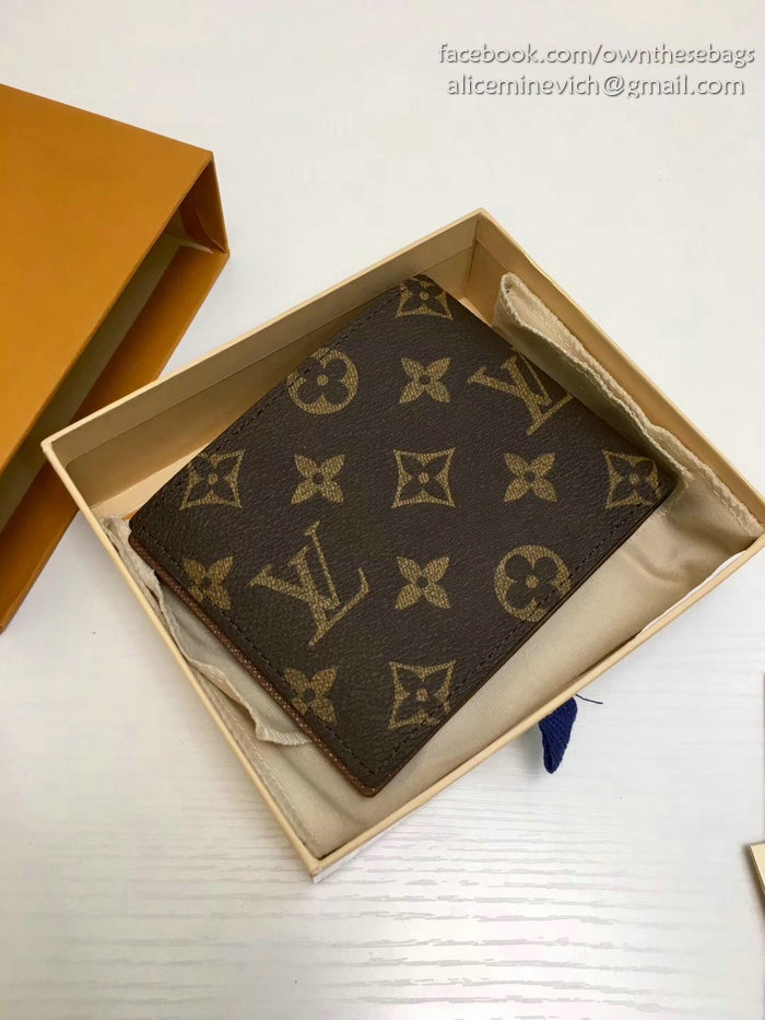 Louis Vuitton Monogram Canvas Amerigo Wallet M60053