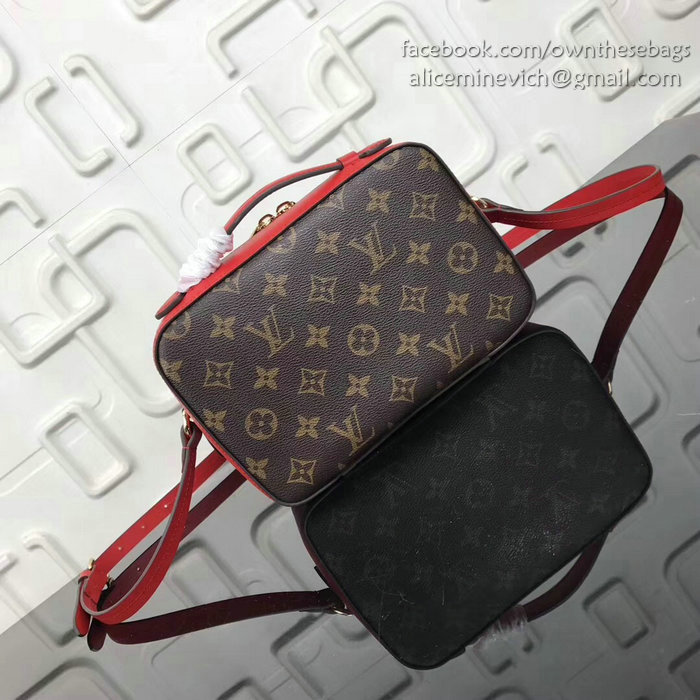 Louis Vuitton Monogram Canvas Camera Case Bag Red M44258