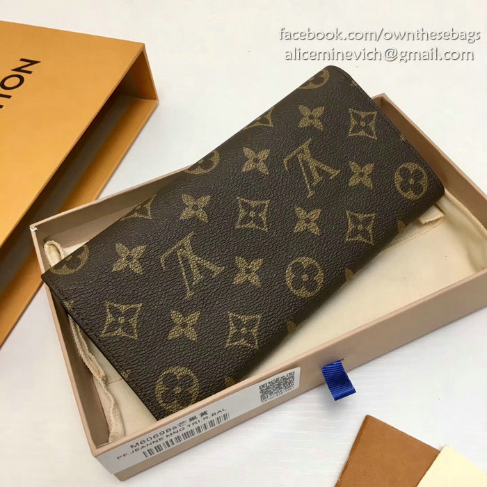 Louis Vuitton Monogram Canvas Emilie Wallet Yellow M60697