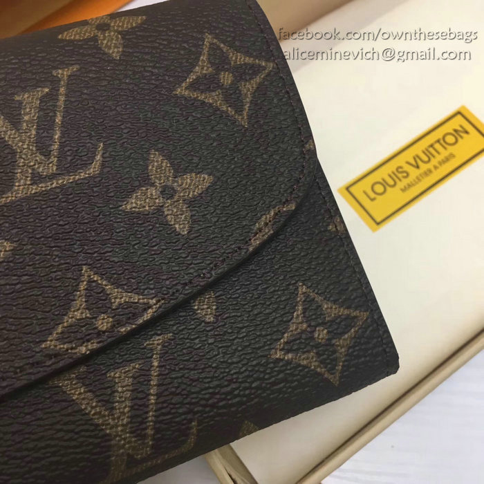 Louis Vuitton Monogram Canvas Emilie Wallet Yellow M60697