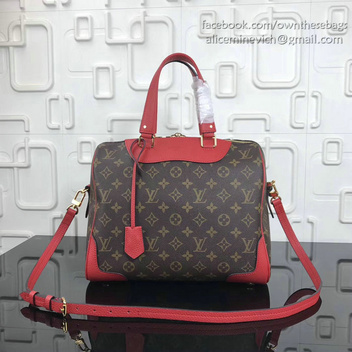 Louis Vuitton Monogram Canvas Retiro Red M50058