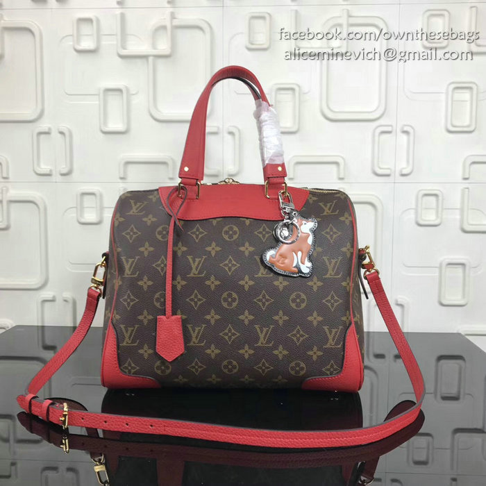 Louis Vuitton Monogram Canvas Retiro Red M50058