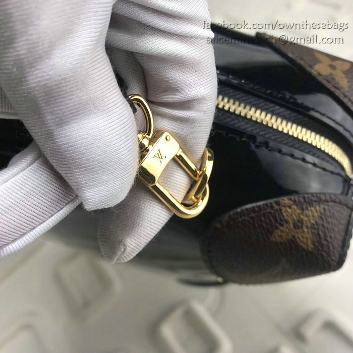 Louis Vuitton Patent Leather Venice Noir M54390