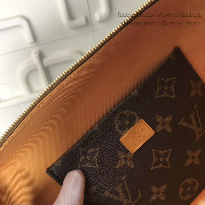 Louis Vuitton Patent Leather Venice Vert Bronze M54390