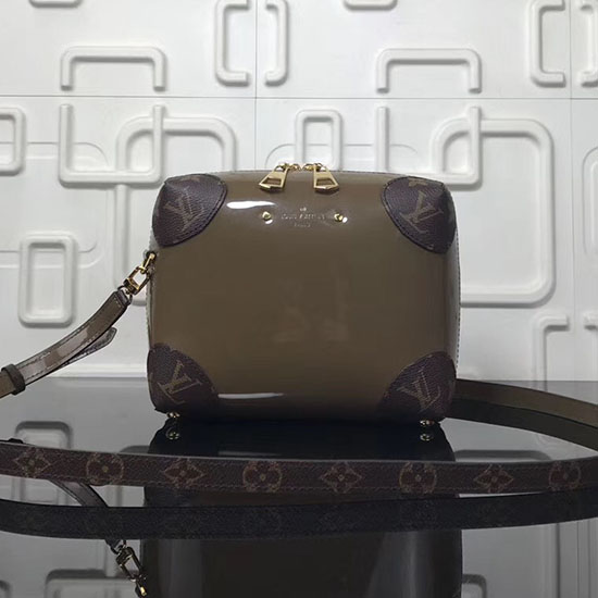 Louis Vuitton Patent Leather Venice Vert Bronze M54390